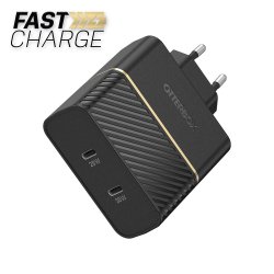 Laddare USB-C 50 W Fast Charger Black Shimmer