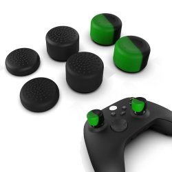 Thumbsticks Extra Grepp för Xbox Series X Kontroller Svart Grön