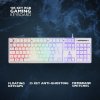 WK75 Gaming Tangentbord Membrane RGB Vit