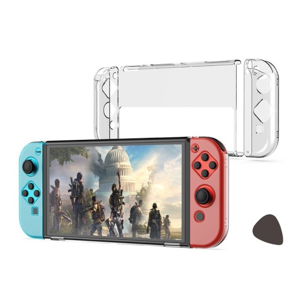 3-i-1 Transparent Skal för Nintendo Switch OLED