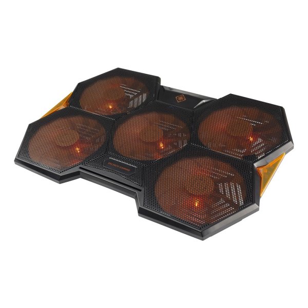 Laptopkylare 5x140mm 1000-1300 RPM Svart/Orange